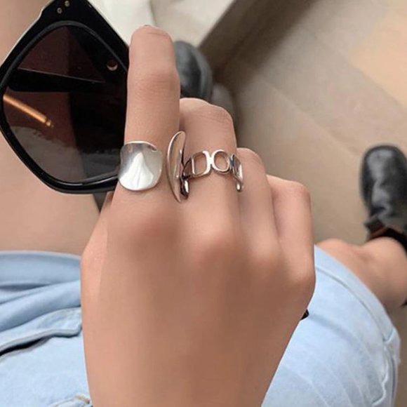 Minimalist 925 Sterling Silver Wrap Ring Geometric Ring Dainty Statement Ring - Picture 5 of 6